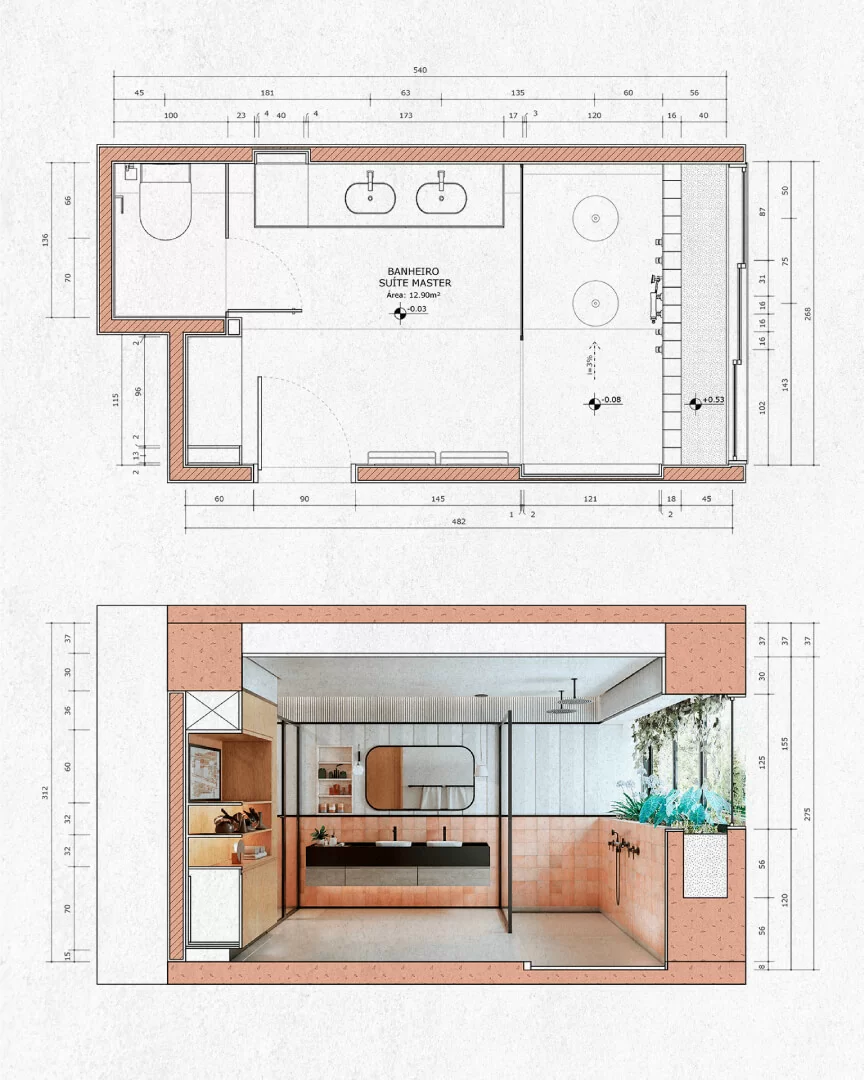 SketchUp X LayOut - Cozinha Verde-3